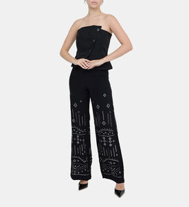 Gabriella Sleeveless Buttoned Bandeau Top