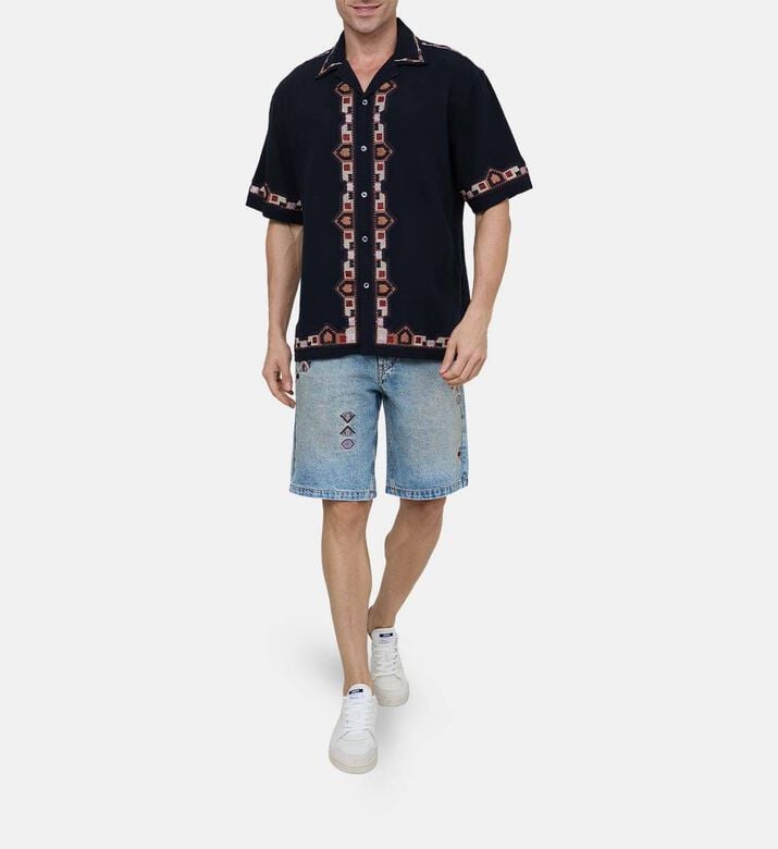 شورت جيريلى جينز متوسط الارتفاع شورت جيريلى جينز متوسط الارتفاع