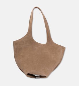 The Attico La Scoop Shoulder Bag, Brown, Packshot View
