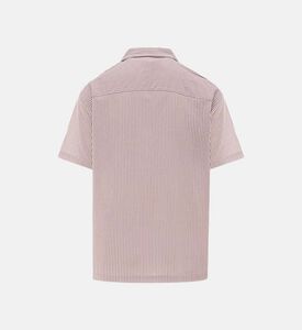 Short-sleeve Striped Polo Shirt
