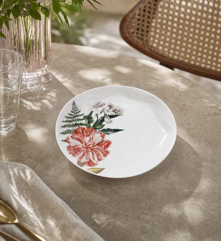 Essenza Gallery Porcelain Pasta Plate, Model View