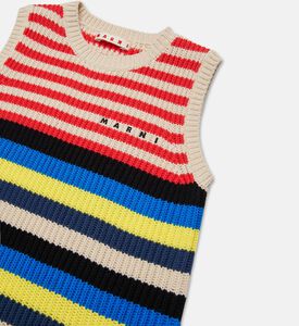 Marni Stripe-print Sleeveless Dress, Packshot View