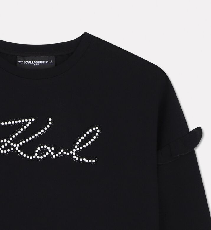Karl Lagerfeld Stud Logo Sweatshirt, Packshot View