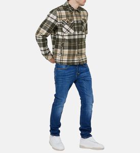 قميص علوي من مزيج الصوف المصقول