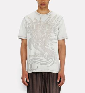 Diesel Contrast Stitch Crewneck T-shirt, Model View