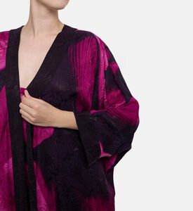 Niluu Two-tone Wide Sleeve Kaftan, Model View