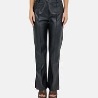 High-rise Vegan Leather Pants