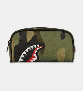 Sprayground Woodland Camo Checkered Pouch, Packshot View