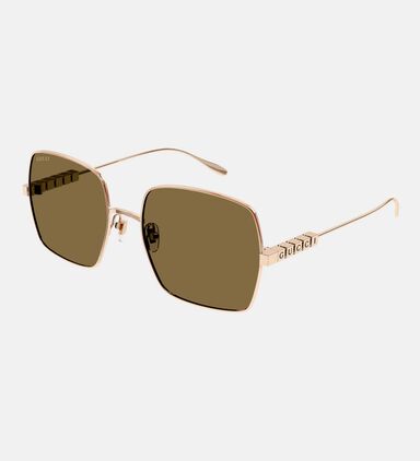 Metal Square Frame Sunglasses 57