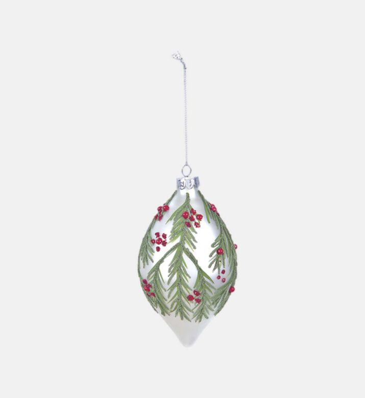 Foliage Berry 2-piece Ornament Set