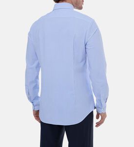 قميص مخطط بصف أزرار