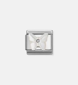 Composable Classic Link Mop Silver Butterfly Charm Composable Classic Link Mop Silver Butterfly Charm