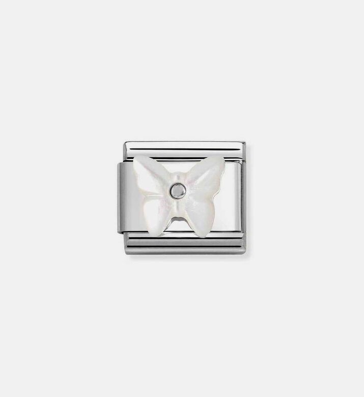Composable Classic Link Mop Silver Butterfly Charm Composable Classic Link Mop Silver Butterfly Charm