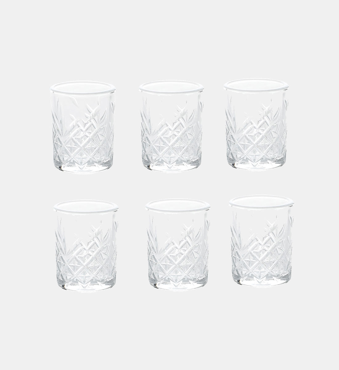 Salt and pepper glasses on sale