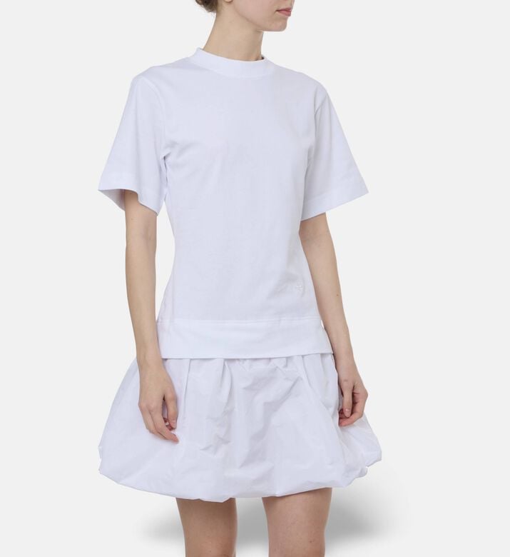 Patou Faille Balloon Hem Mini Dress, Model View