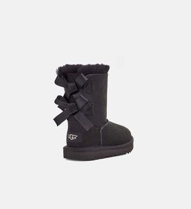 Ribbon-detail Mid-calf Boots