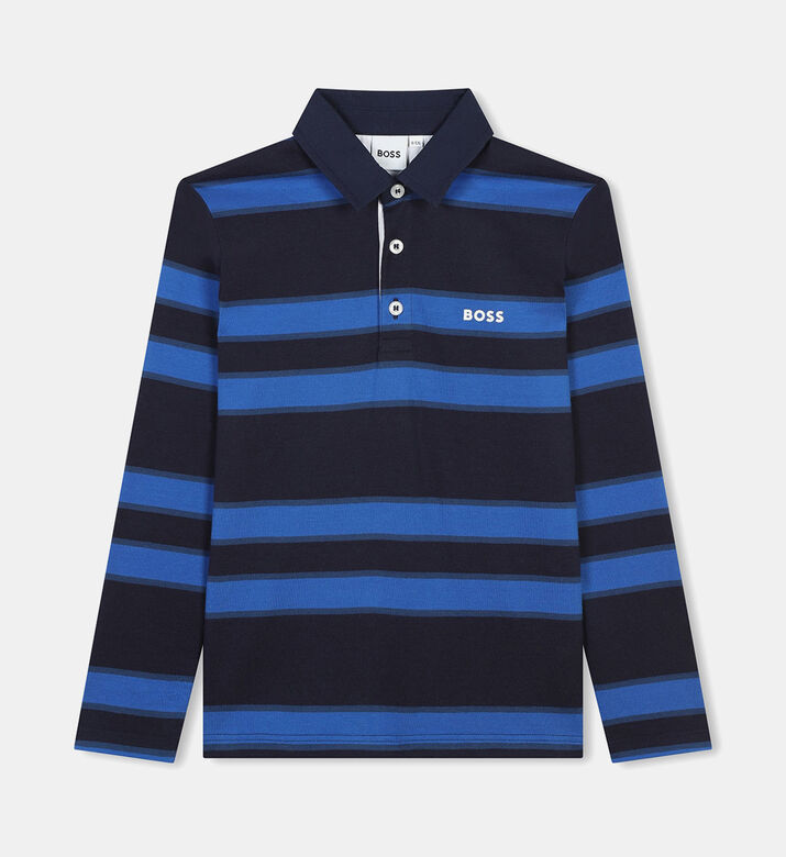 Long-sleeve Stripes Polo