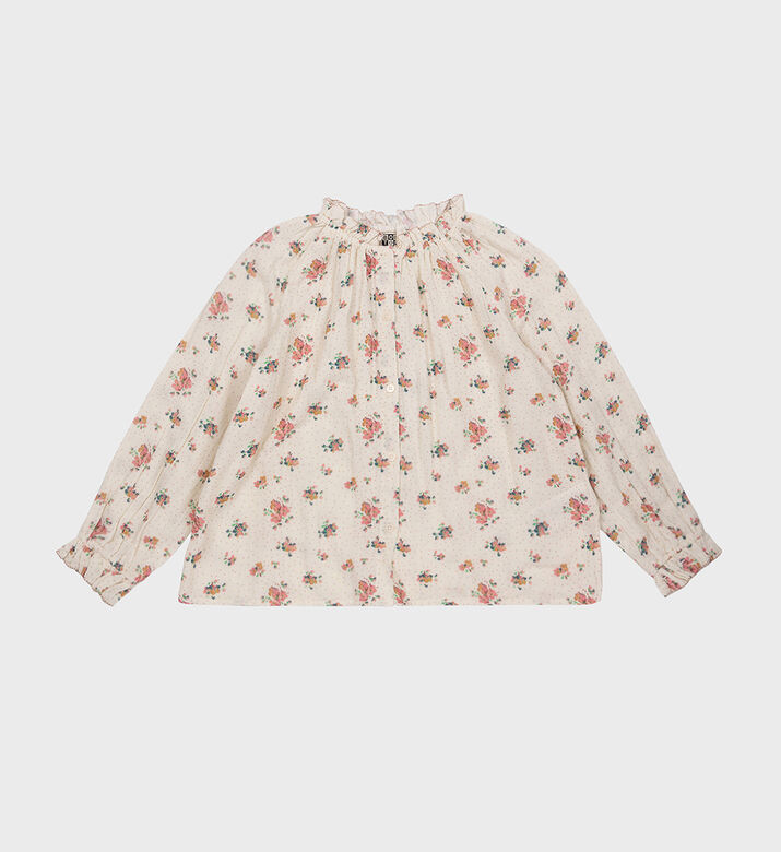 Hermine Double Gauze Printed Blouse