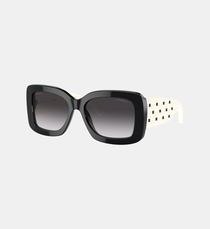 Acetate Square Frame Sunglasses