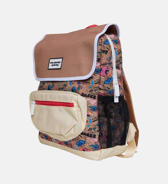 Hello Hossy Mini New York City Top Handle Backpack, 30x38x12-cm, Taupe, Packshot View Hello Hossy Mini New York City Top Handle Backpack, 30x38x12-cm, Taupe, Packshot View