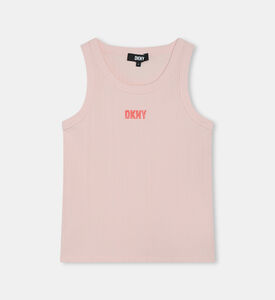 Girl Logo-print Stretch Tank Top