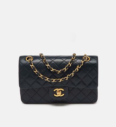 Chanel Quilted Leather Small Classic Double Flap Bag Preowned