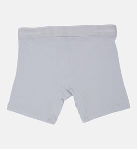 Calvin Klein Casual Logo-print 3-pack Boxers, Indigo, Xl, Packshot View