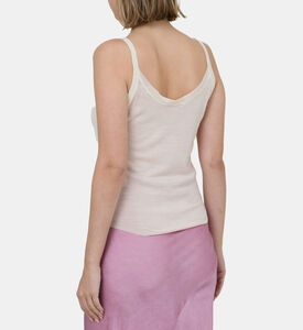 بلوزة بدون أكمام مستوحاة من الكورسيه