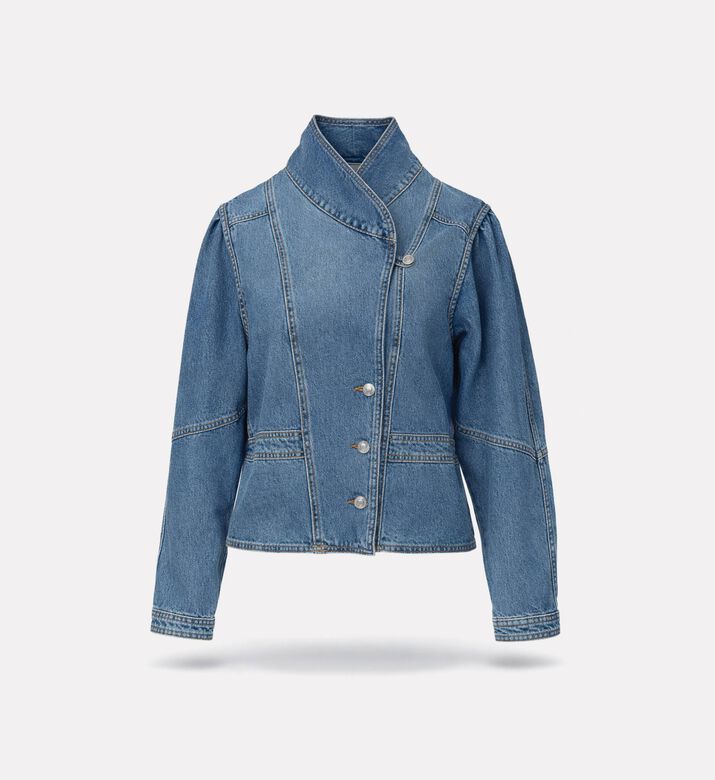 Isabel Marant Utility Button-front Bomber Blouson, Packshot View