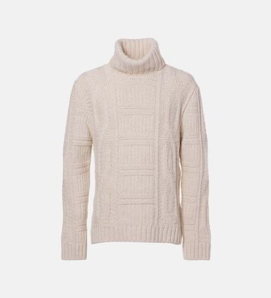 Turtle Neck Knitted Sweater