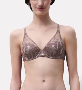 Chantelle Plunge Spacer T-shirt Bra, Model View