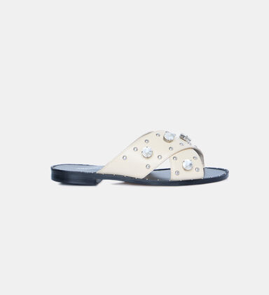 Rhinestones Edgy Slide Sandals