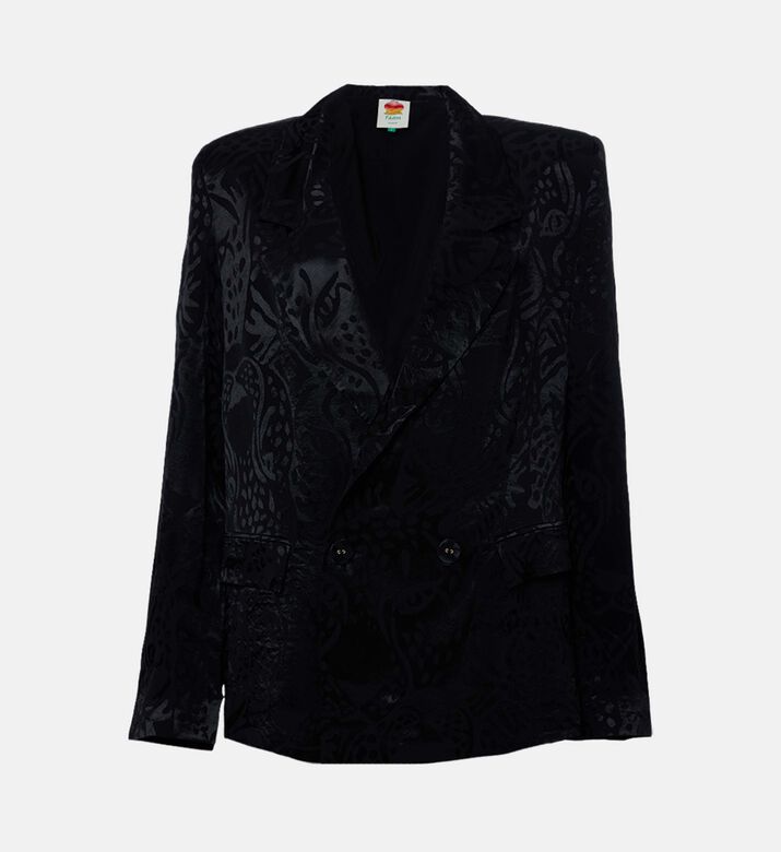 Farm Rio Double Breasted Long-sleeve Blazer, Packshot View