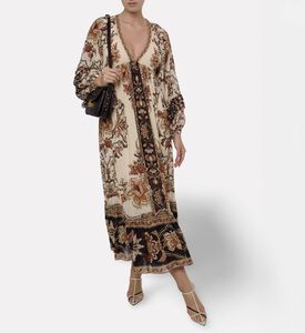 Farm Rio Majestic Garden Maxi Dress, Model View