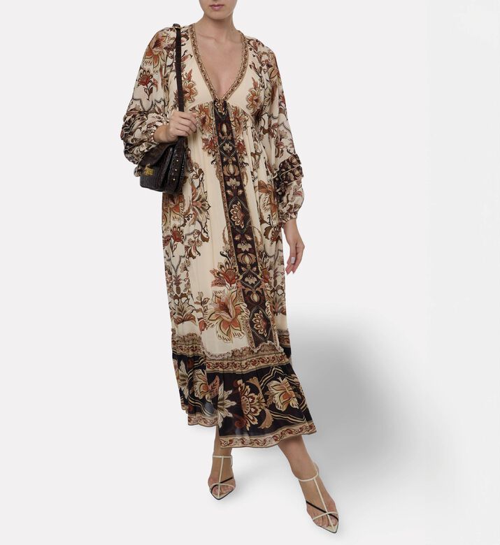 Farm Rio Majestic Garden Maxi Dress, Model View