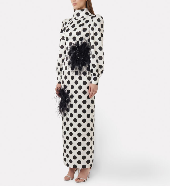 Savanna Zahara Noir Couture Dress, Model View