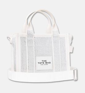 Marc Jacobs Crystal Canvas Small Tote Bag, White, Packshot View