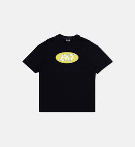 Cotton Logo-patch Crewneck T-shirt Cotton Logo-patch Crewneck T-shirt