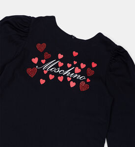 Little Hearts Logo Milano Rib Dress Little Hearts Logo Milano Rib Dress