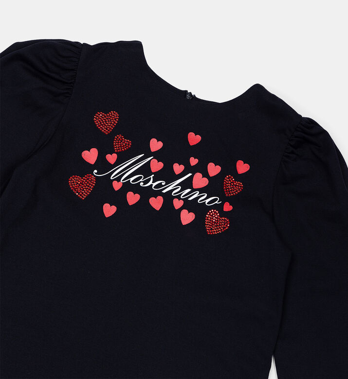 Little Hearts Logo Milano Rib Dress Little Hearts Logo Milano Rib Dress