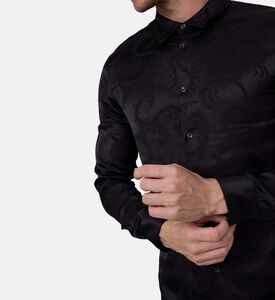 قميص مطبوع بريش على كامله