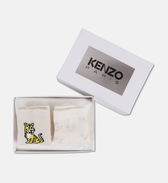 Kenzo Socksx2 Gift, Orange, 17, Packshot View