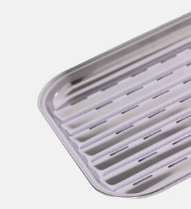 Barbecook Stainless Steel Reusable Grill Pan, Packshot View