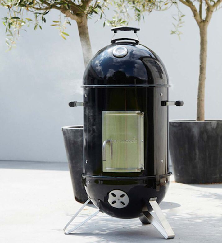 Barbecook Oskar Enamel Smoker Barbecue, Packshot View