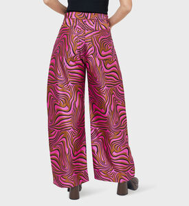 زيبرا بروكيد بنطلون بوي فريند