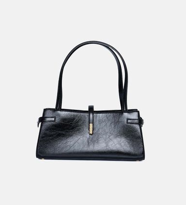 Isla Leather Wide Tote Bag