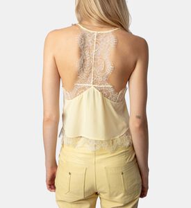 كاميسول كلودي حرير مزين بدانتيل