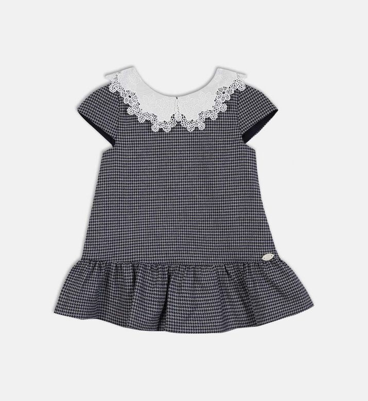 Ruffle Lace Collar Dress