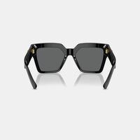 Butterfly-shape Gold-toned Emblem Sunglasses 54