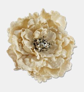 Shishi Peony With Clip Beige 13cm, Packshot View
